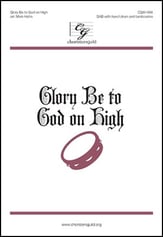 Glory Be to God on High SAB choral sheet music cover